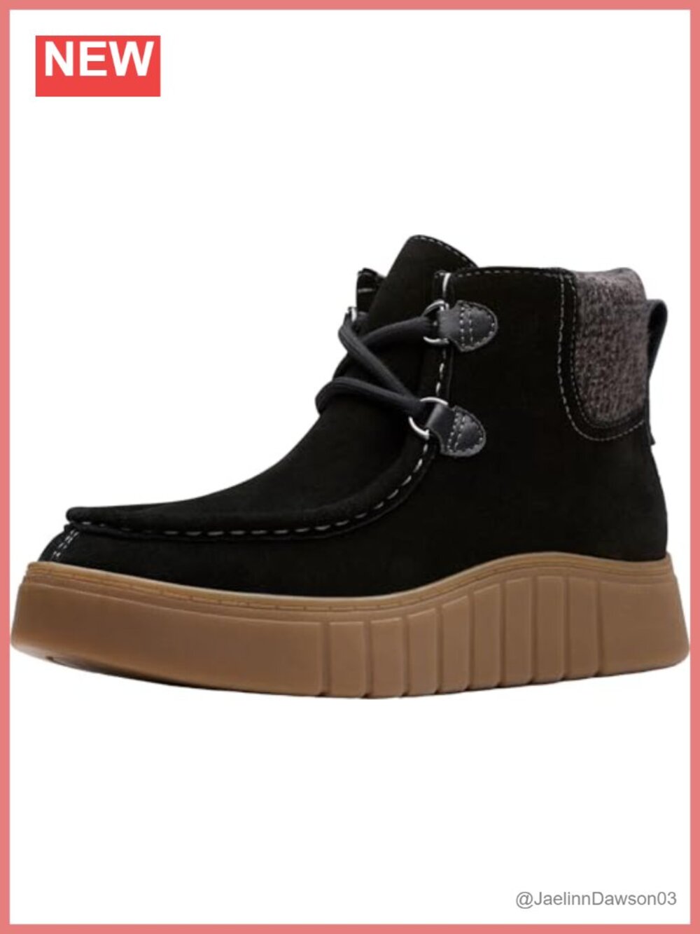 Clarks Mykah Izzy Women's Suede Ankle Boots Comfortable Wedge Heel Chukka Boot